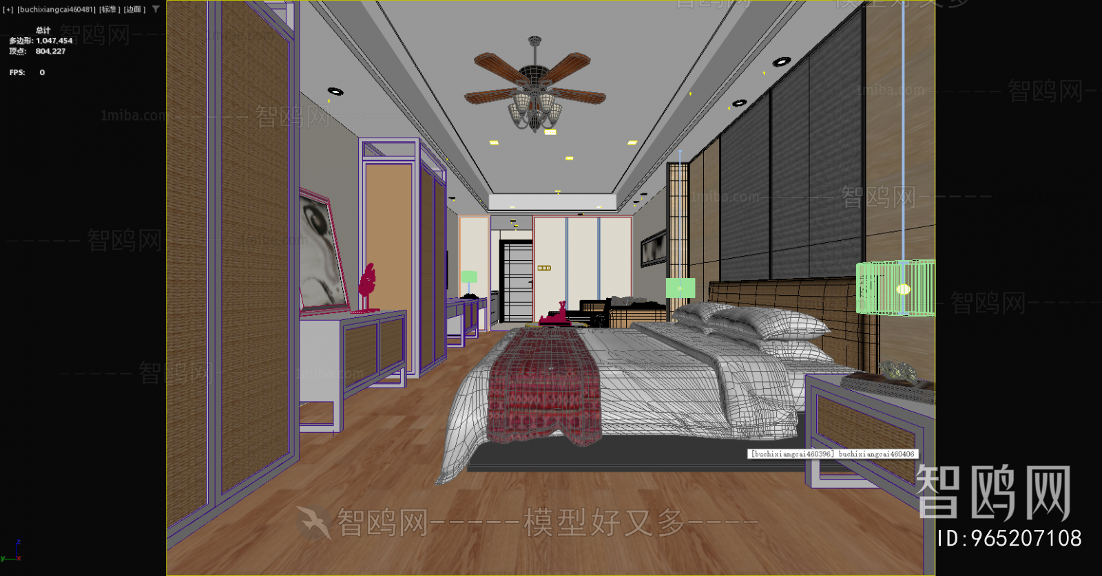 Southeast Asian Style Guest Room