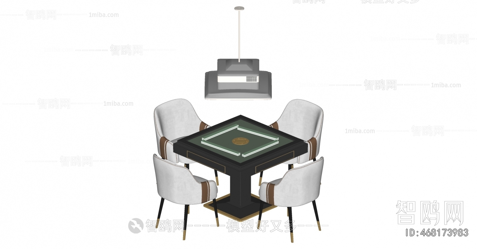 Modern Mahjong Tables And Chairs