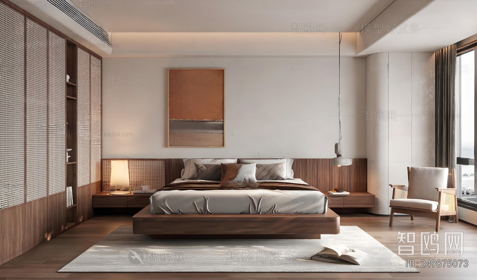 Wabi-sabi Style Bedroom