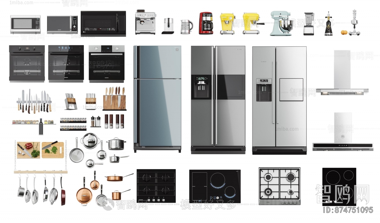 Modern Electric Kitchen Appliances