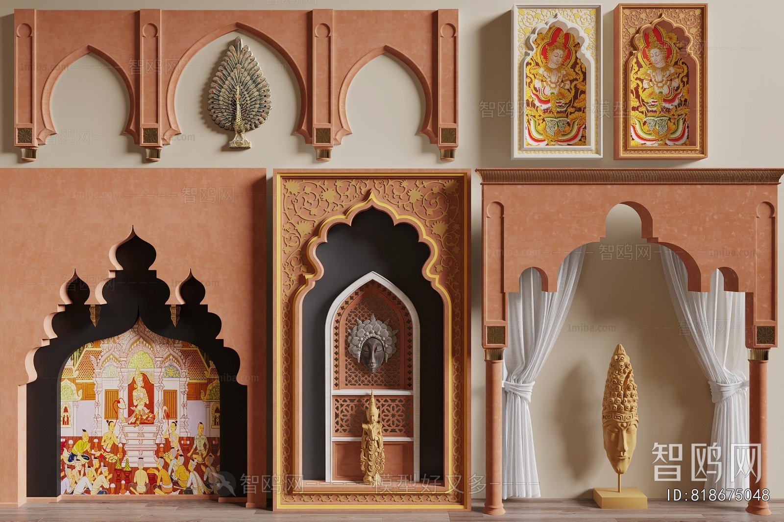 Southeast Asian Style Door