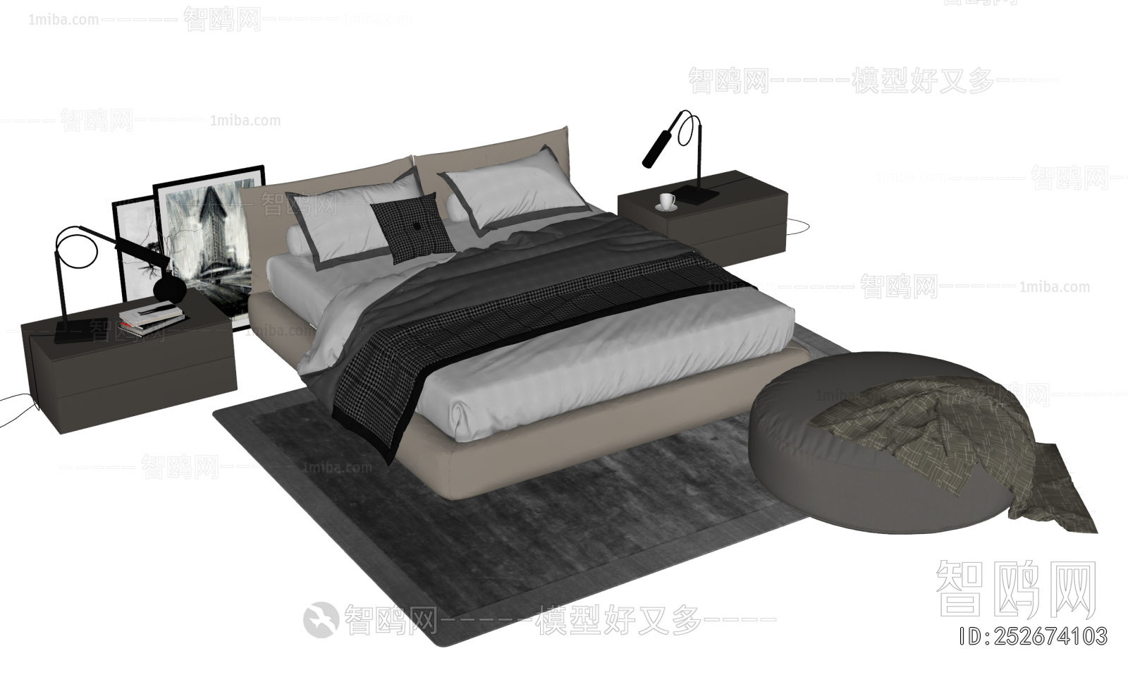 Modern Double Bed