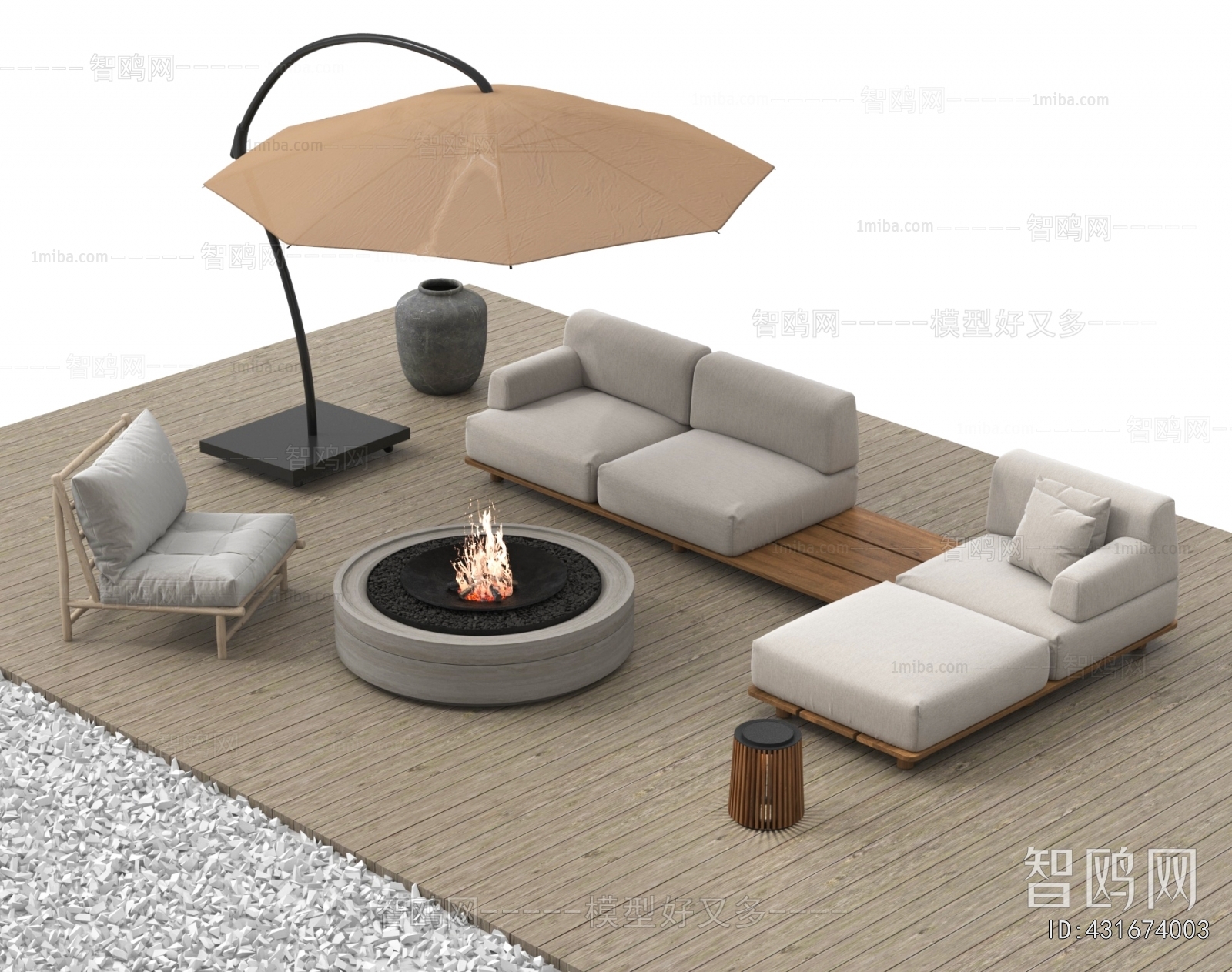 Modern Outdoor Sofa
