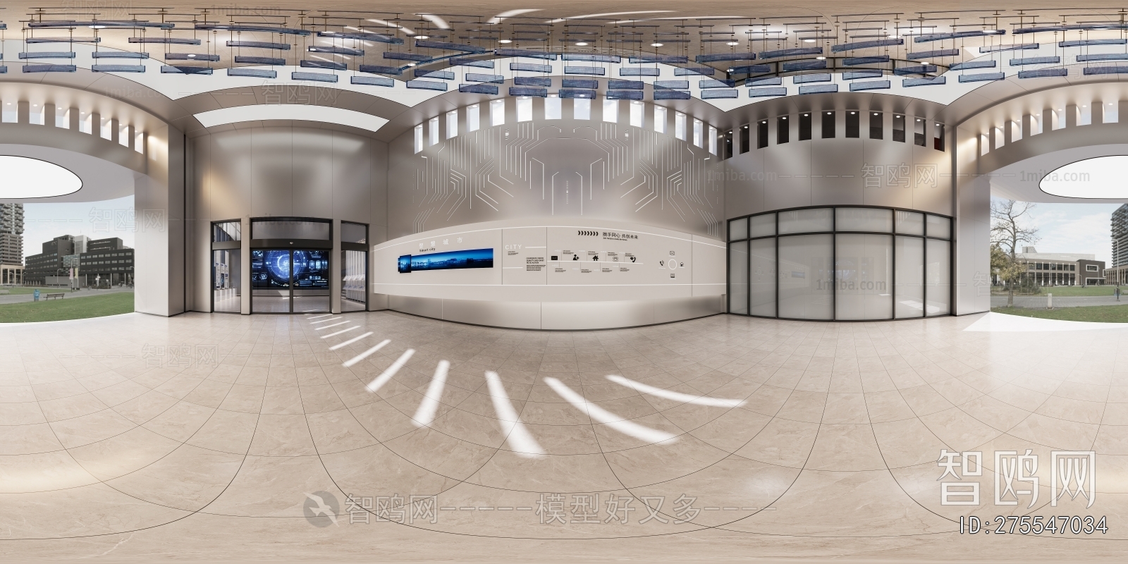 Modern Office Reception Desk