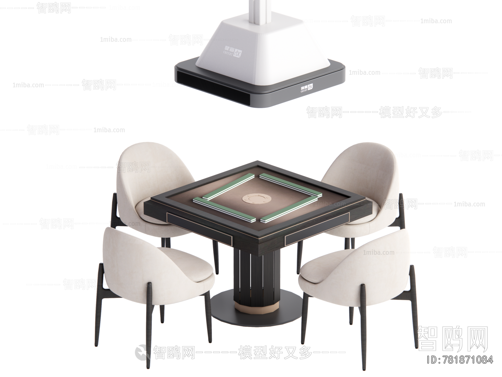 Modern Mahjong Tables And Chairs