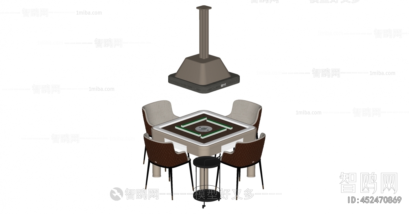 Modern Mahjong Tables And Chairs