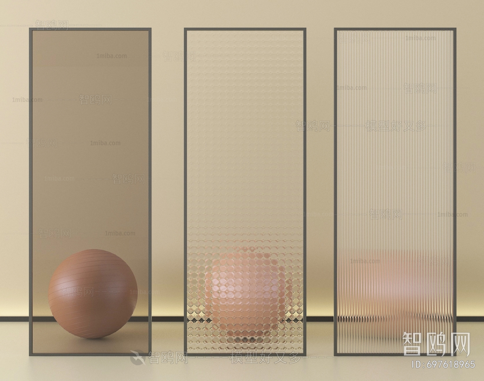 Modern Glass Screen Partition