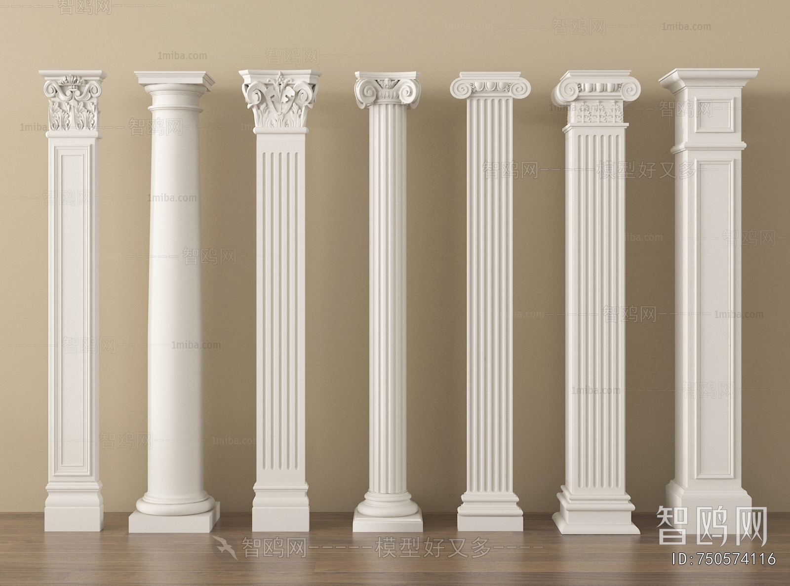 European Style Roman Pillar
