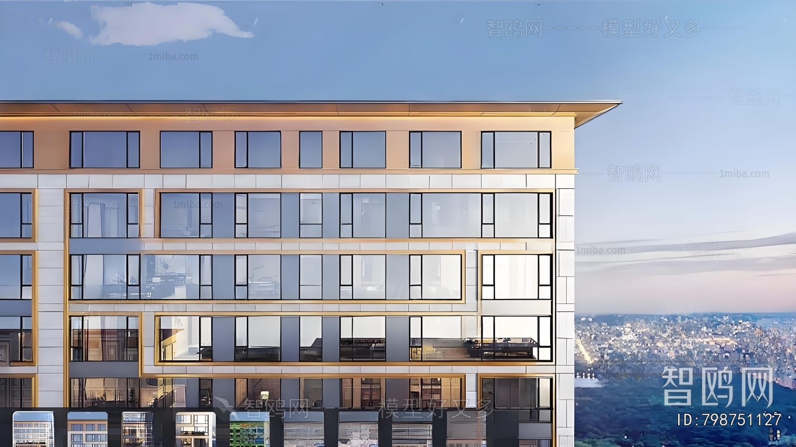 Modern Appearance Of Commercial Building