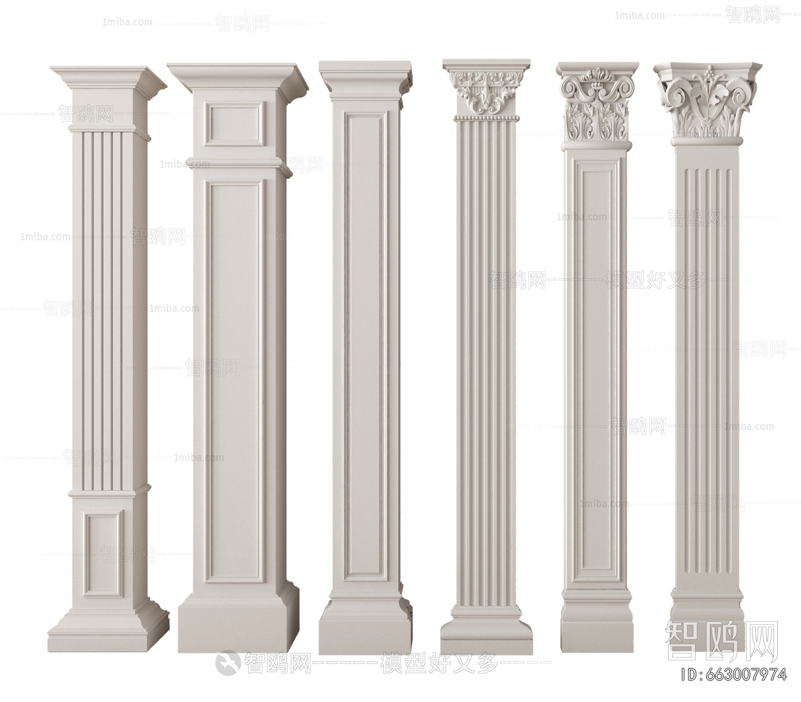 European Style Roman Pillar