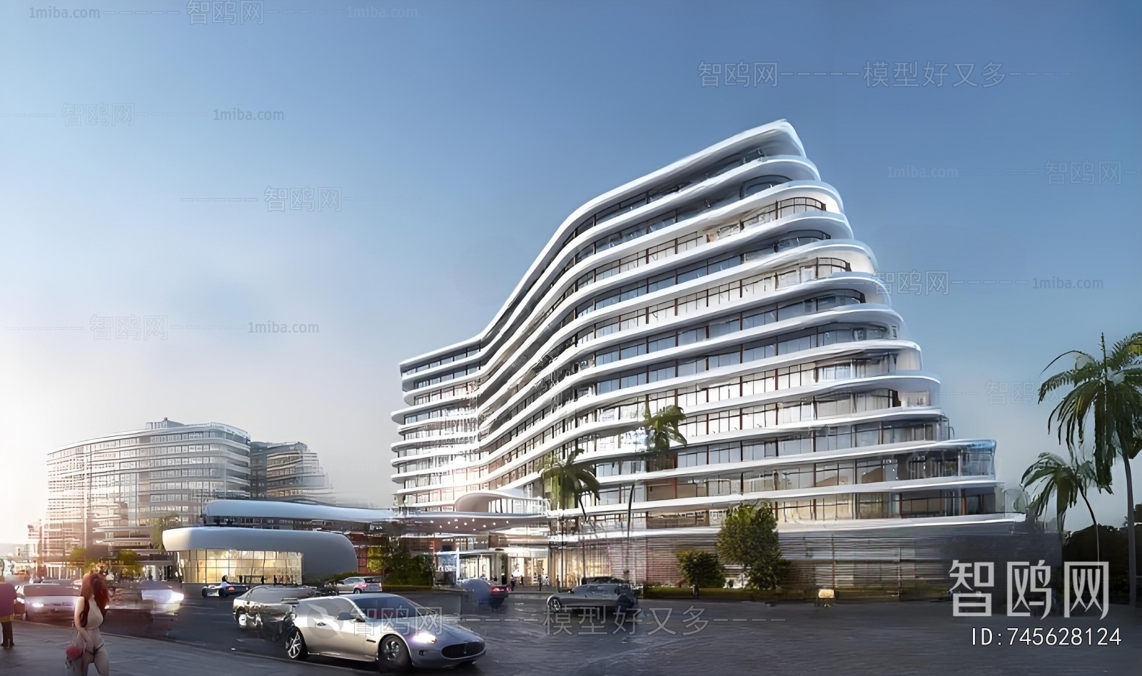 Modern Appearance Of Commercial Building