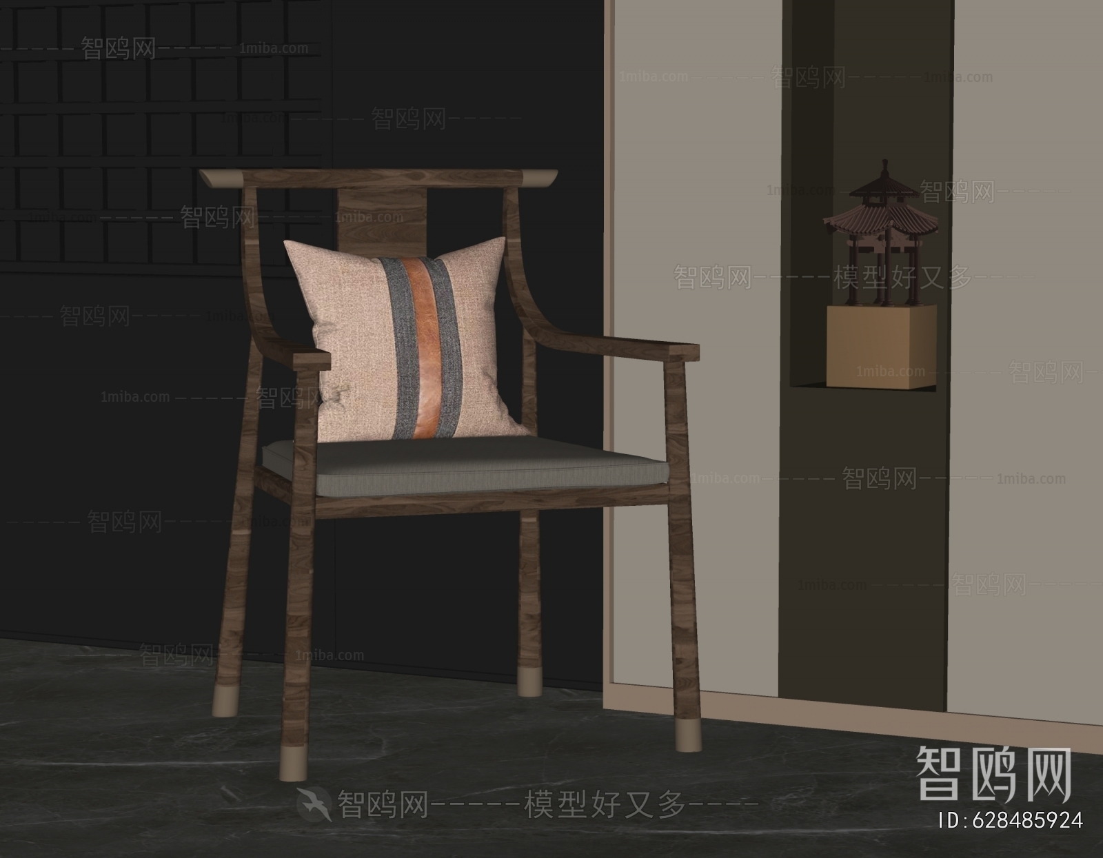 New Chinese Style Lounge Chair
