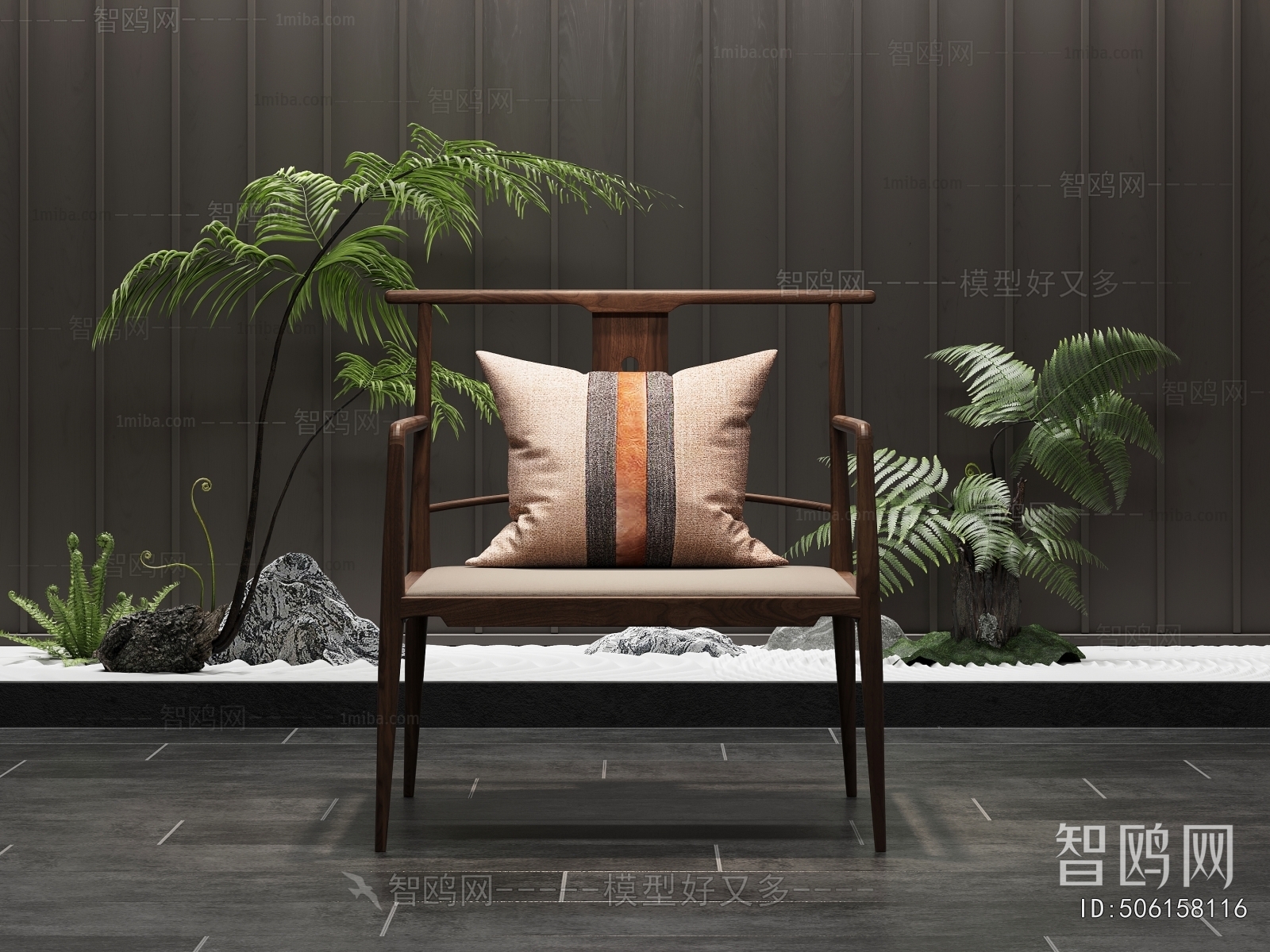 New Chinese Style Lounge Chair