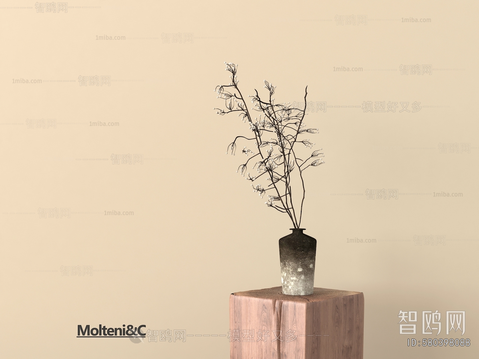 Wabi-sabi Style Dried Branch