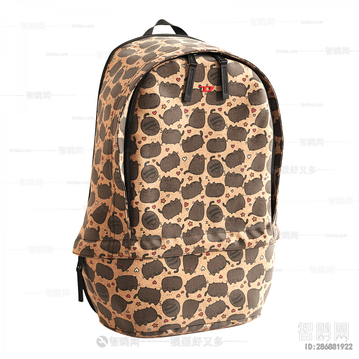 Modern Backpack And Backpack