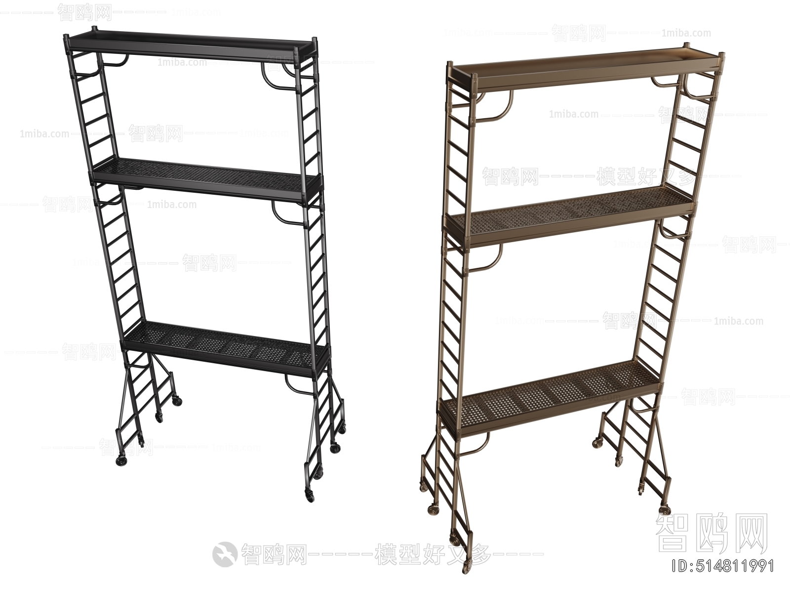 Modern Supermarket Shelf