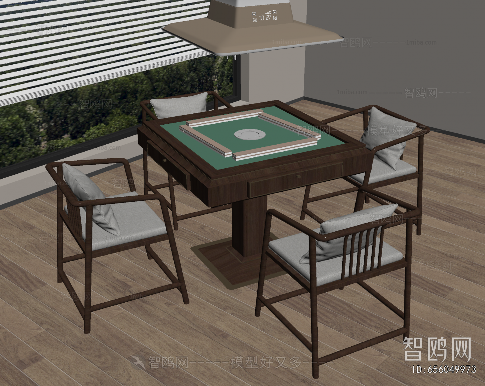 New Chinese Style Mahjong Tables And Chairs