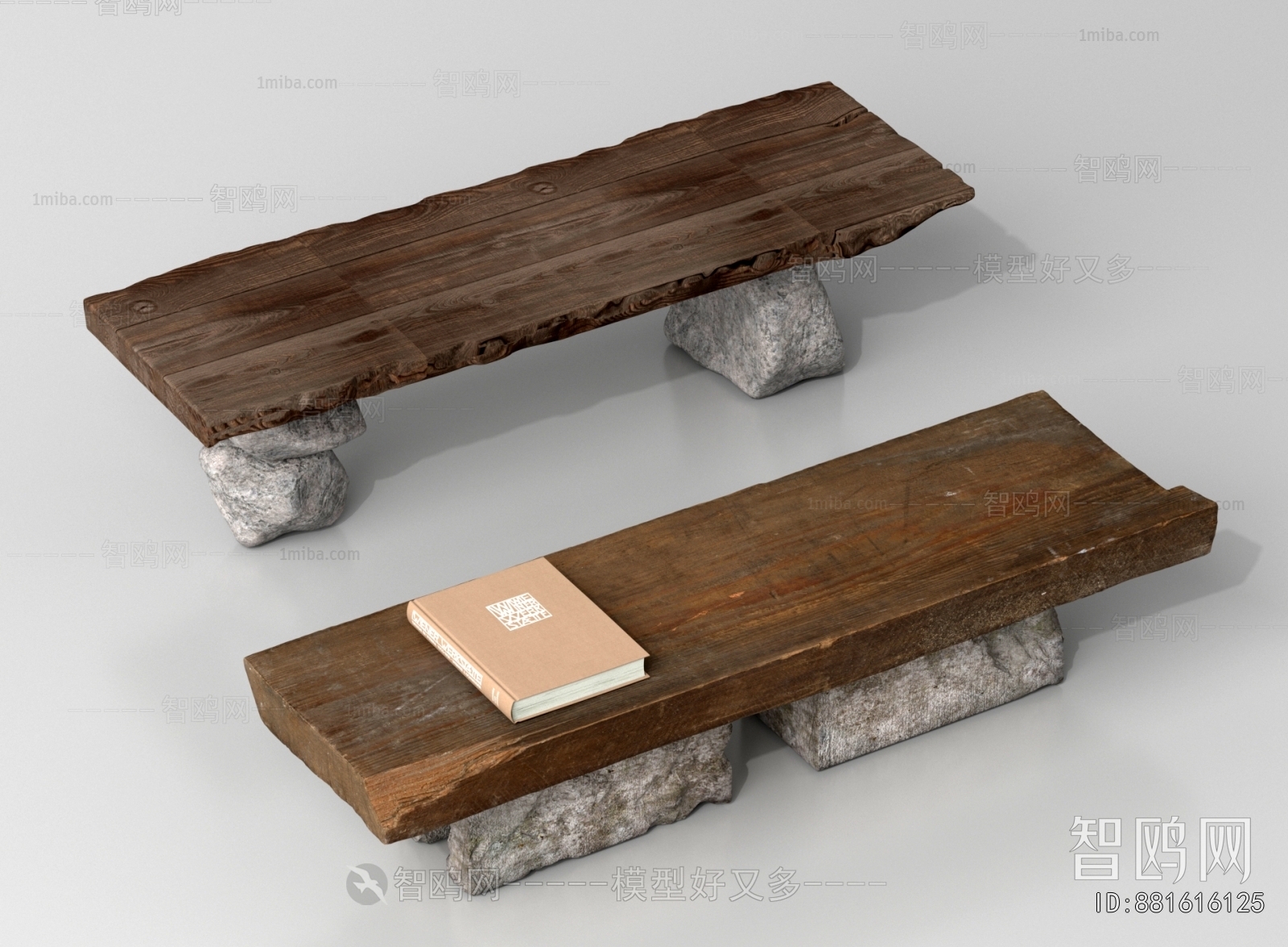 Wabi-sabi Style Bench