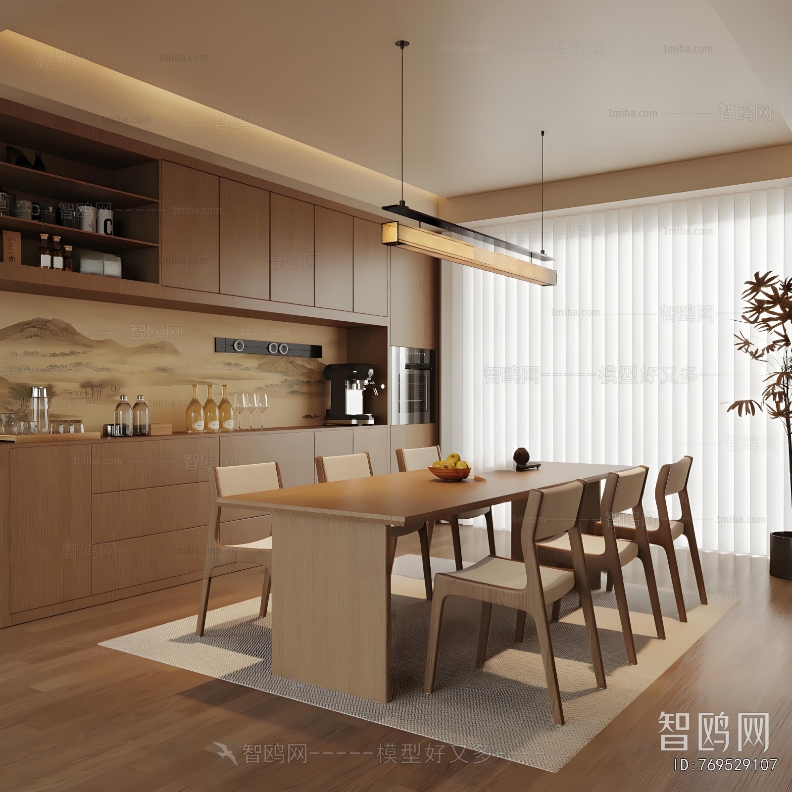 New Chinese Style Dining Room