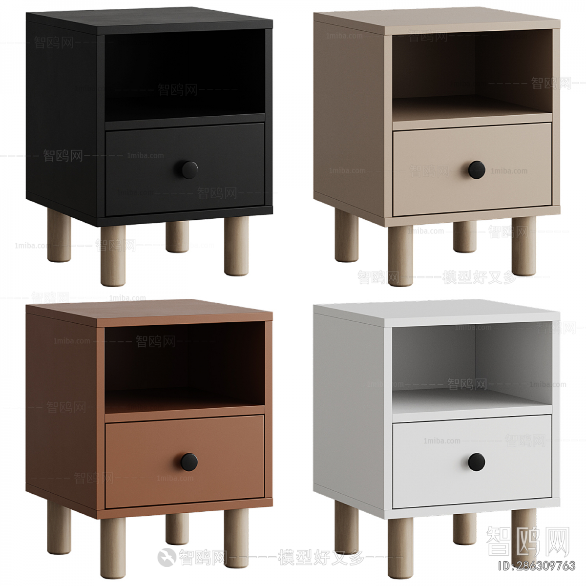 Modern Bedside Cupboard