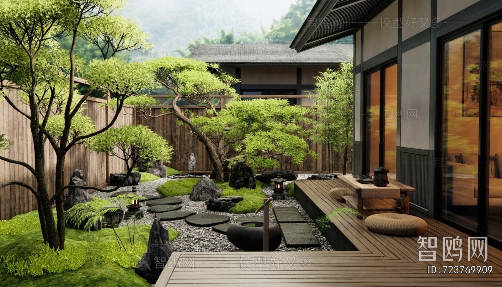 Japanese Style Courtyard/landscape