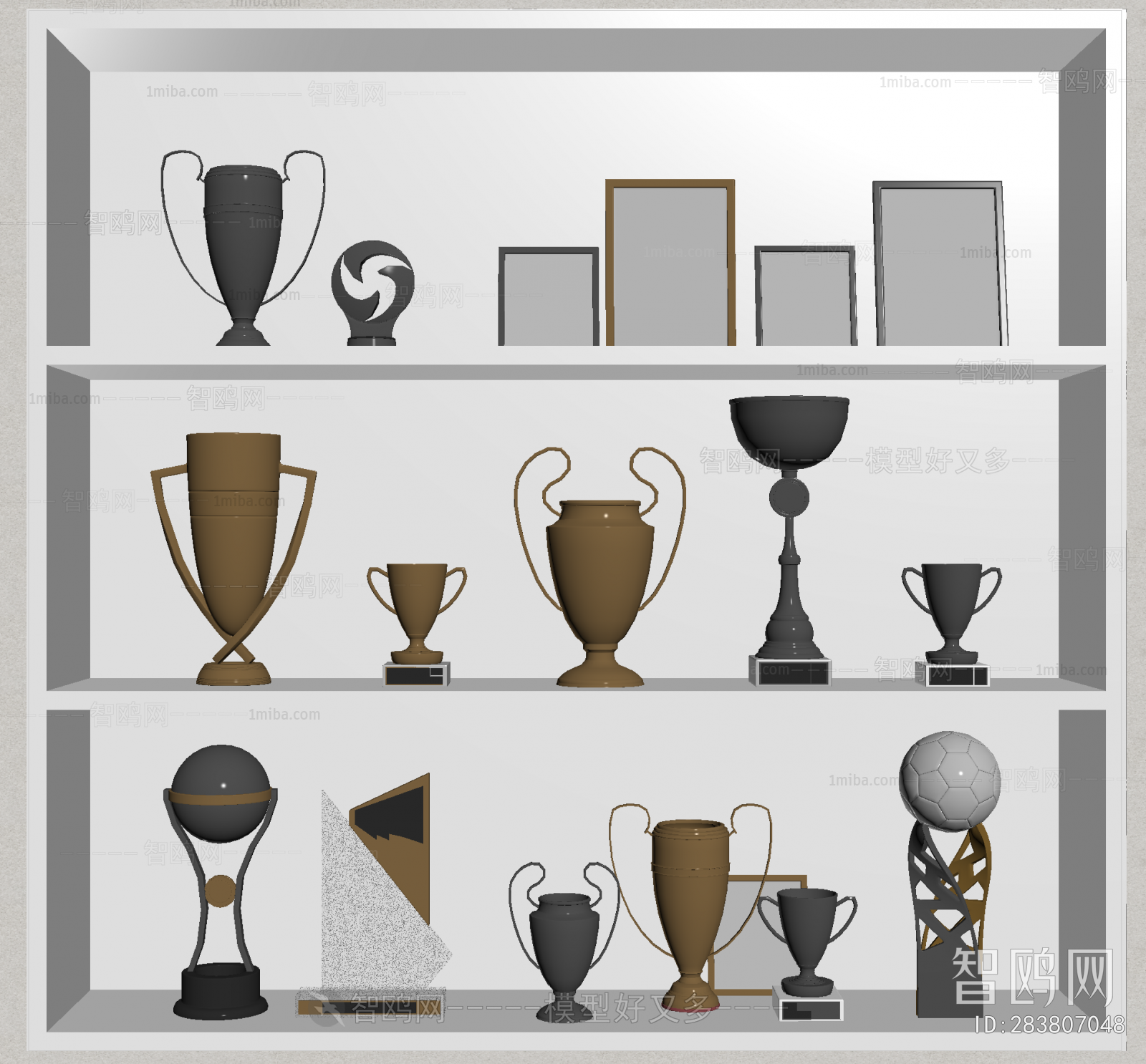 Modern Flag/badge/trophy/certificate