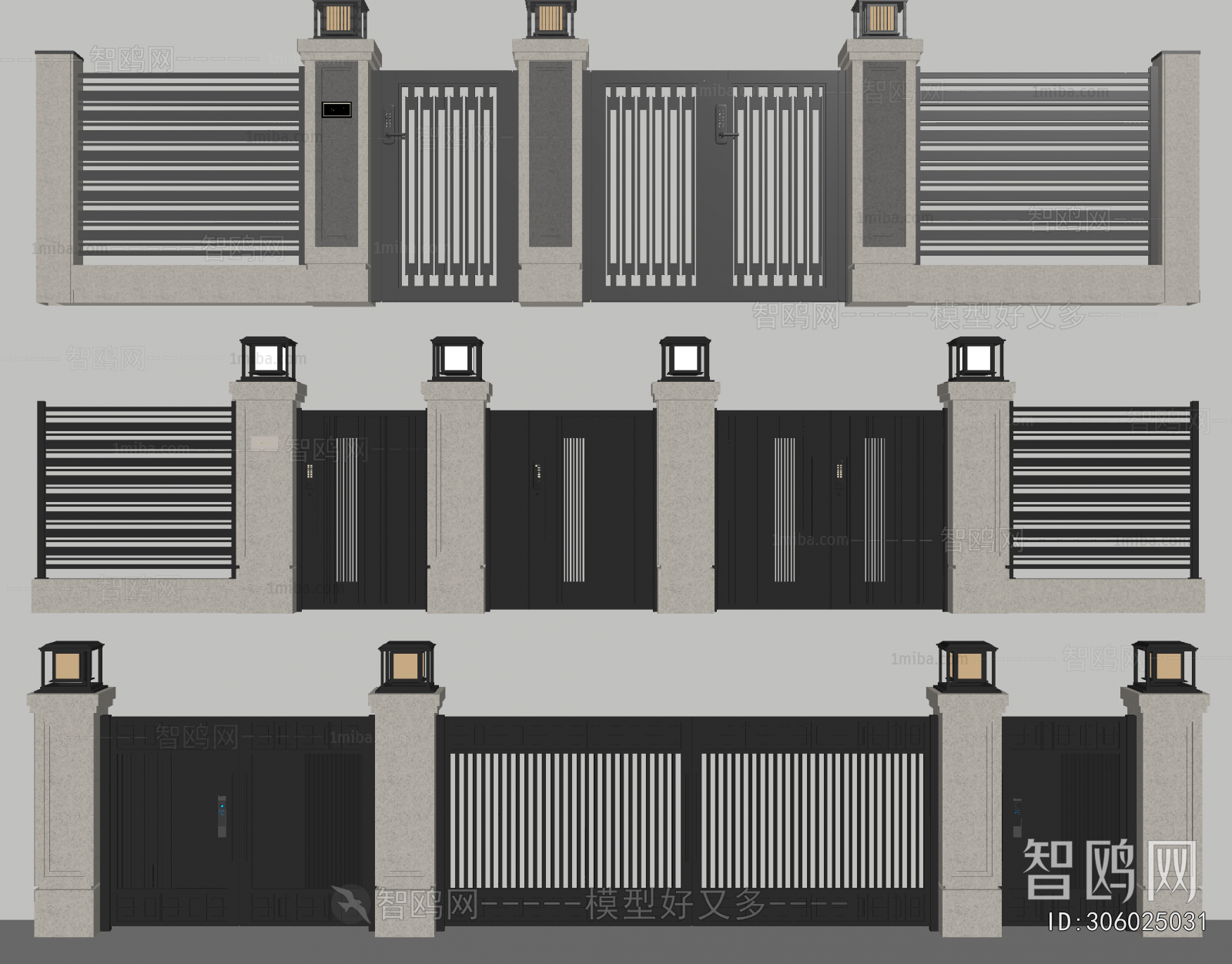 New Chinese Style Gate