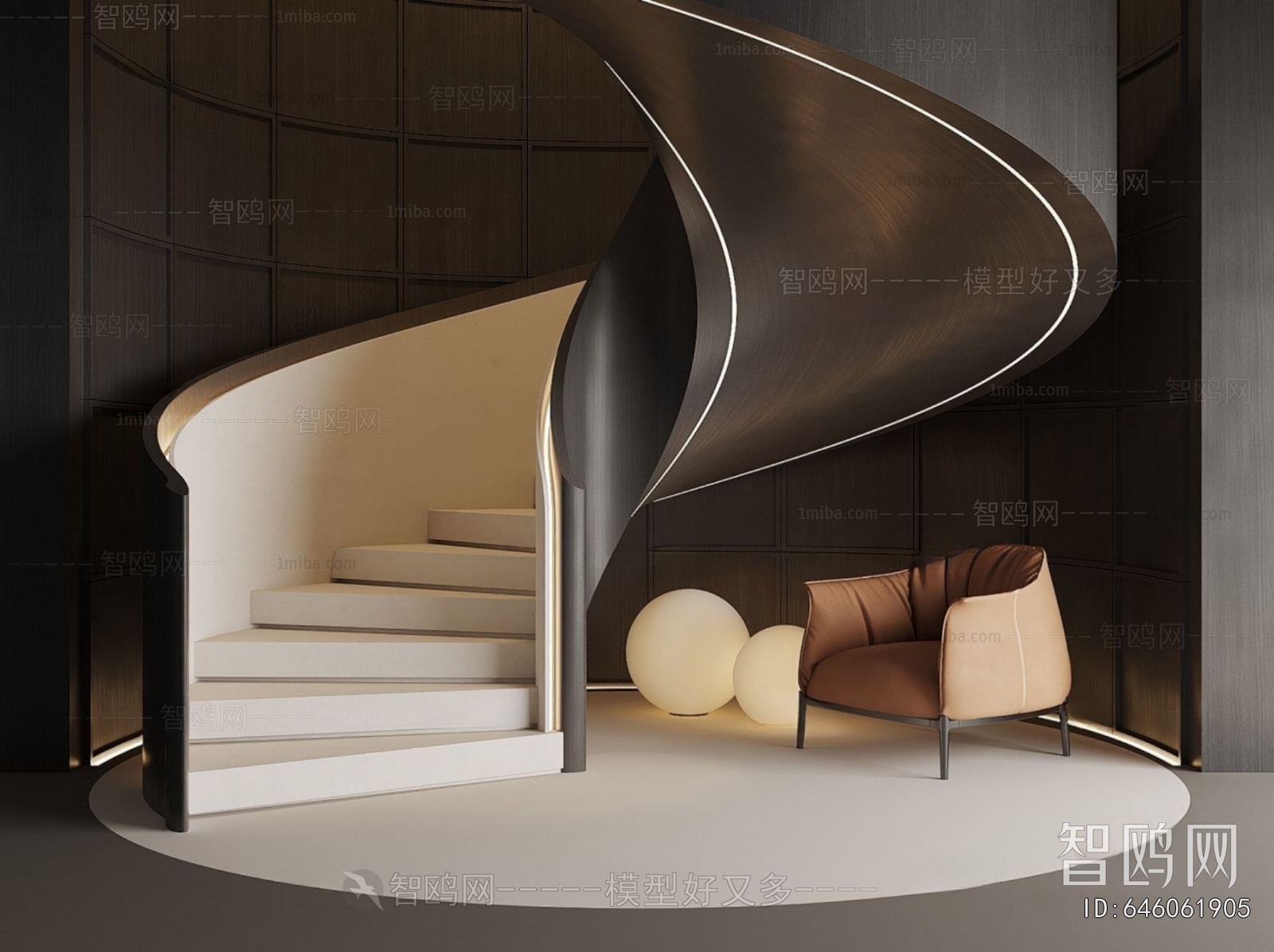 Modern Rotating Staircase