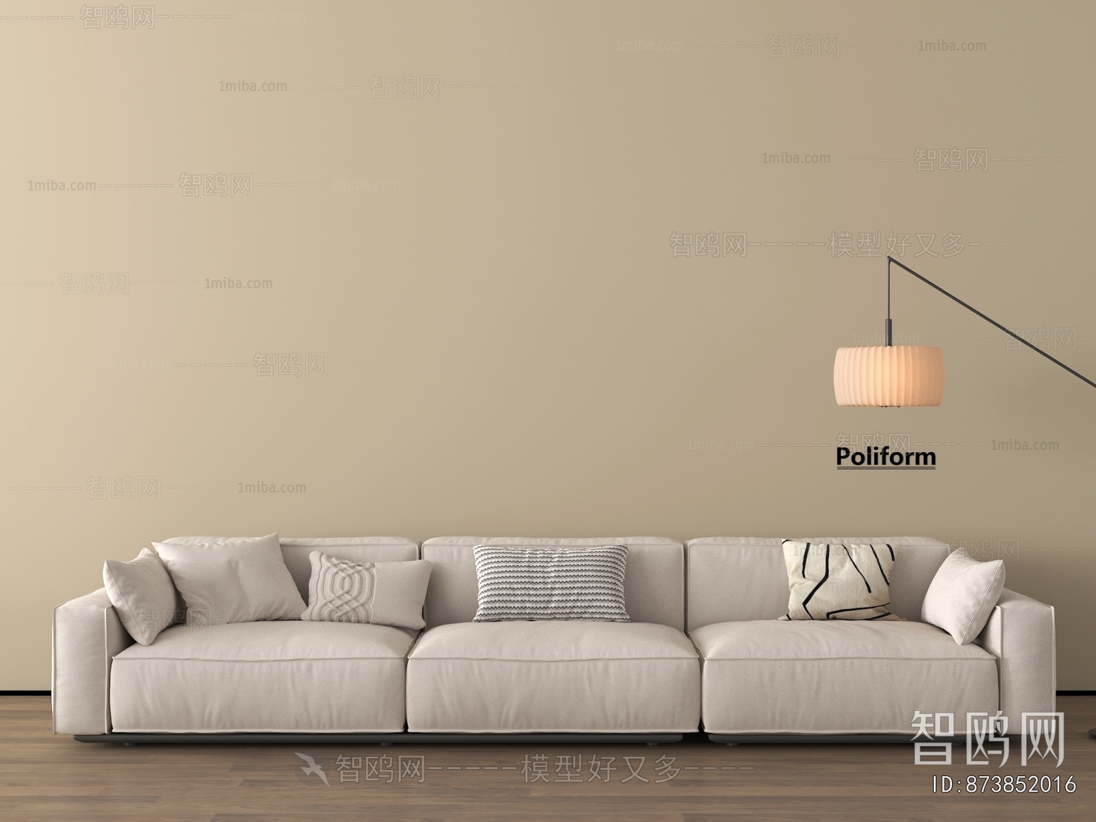 Modern Three-seat Sofa