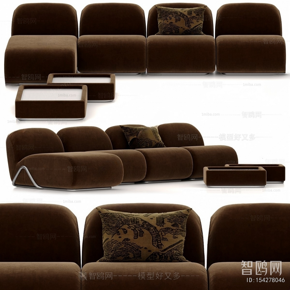 Modern Multi Person Sofa