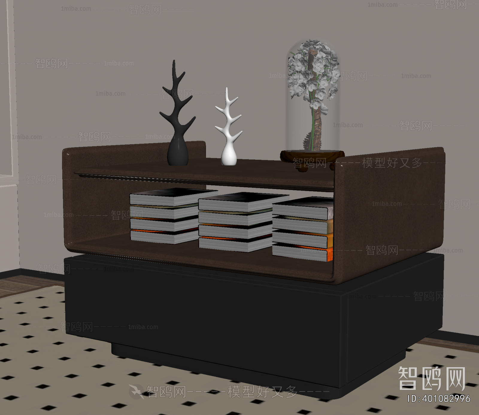 New Chinese Style Bedside Cupboard