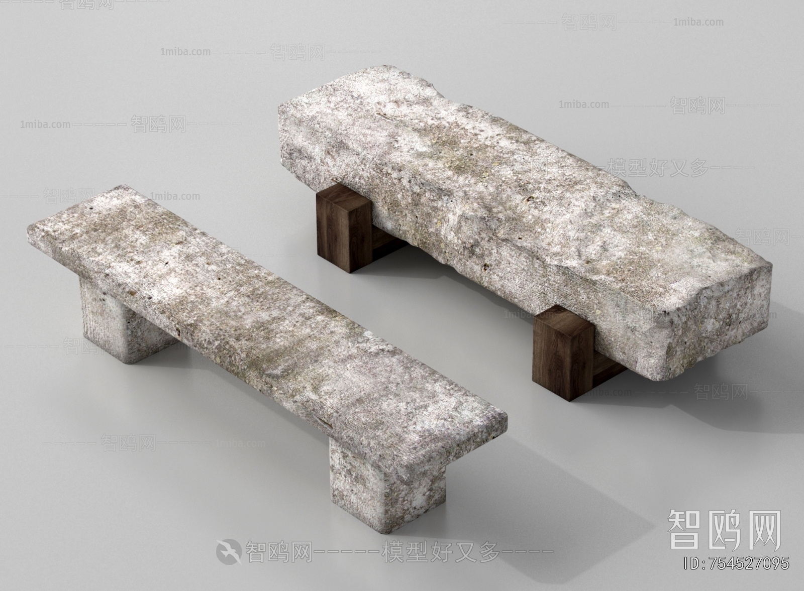 Wabi-sabi Style Bench