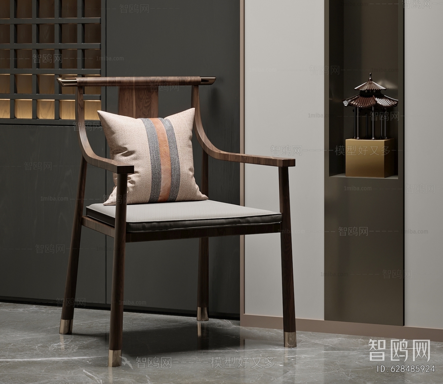 New Chinese Style Lounge Chair