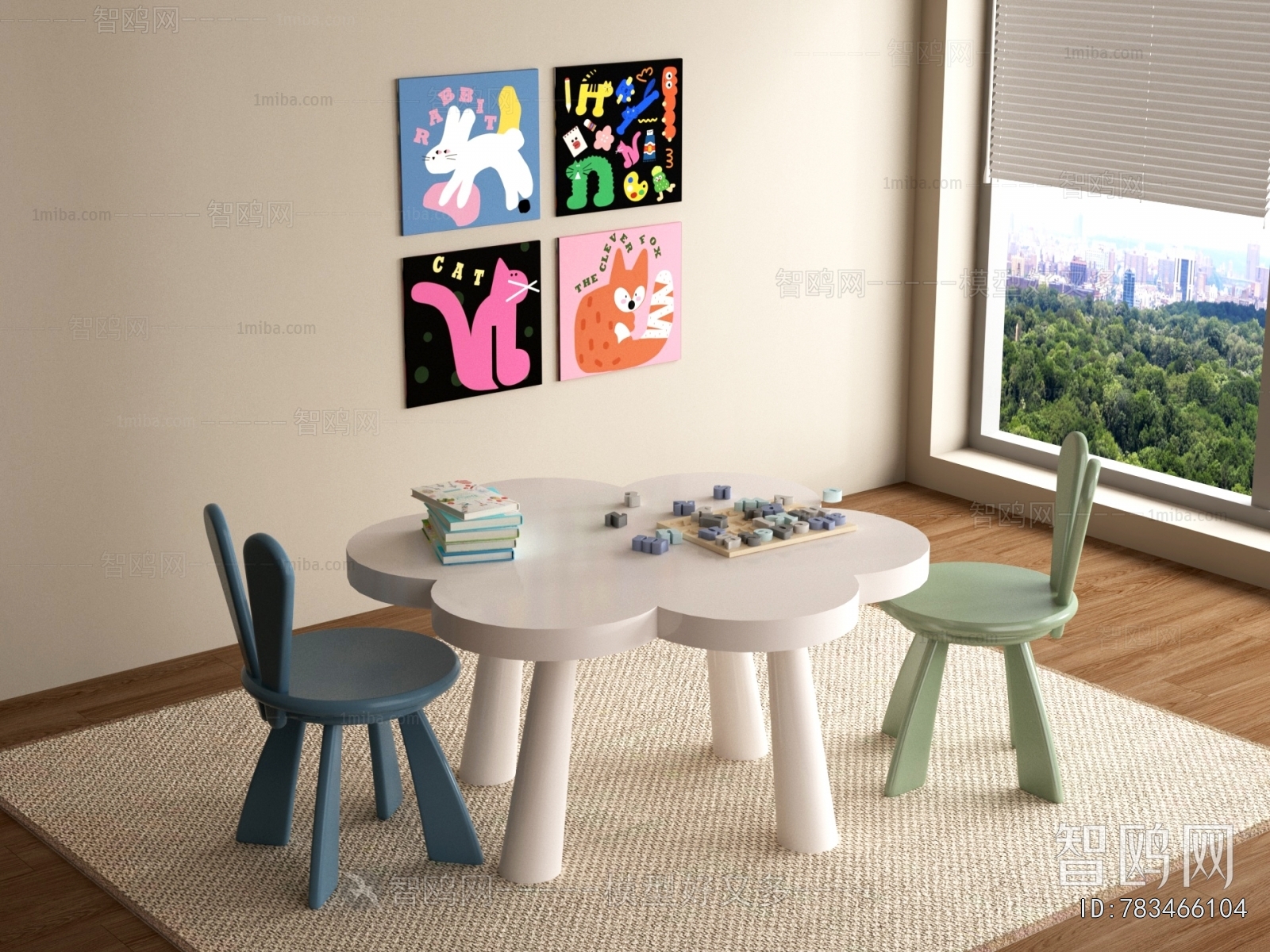 Modern Children's Table/chair