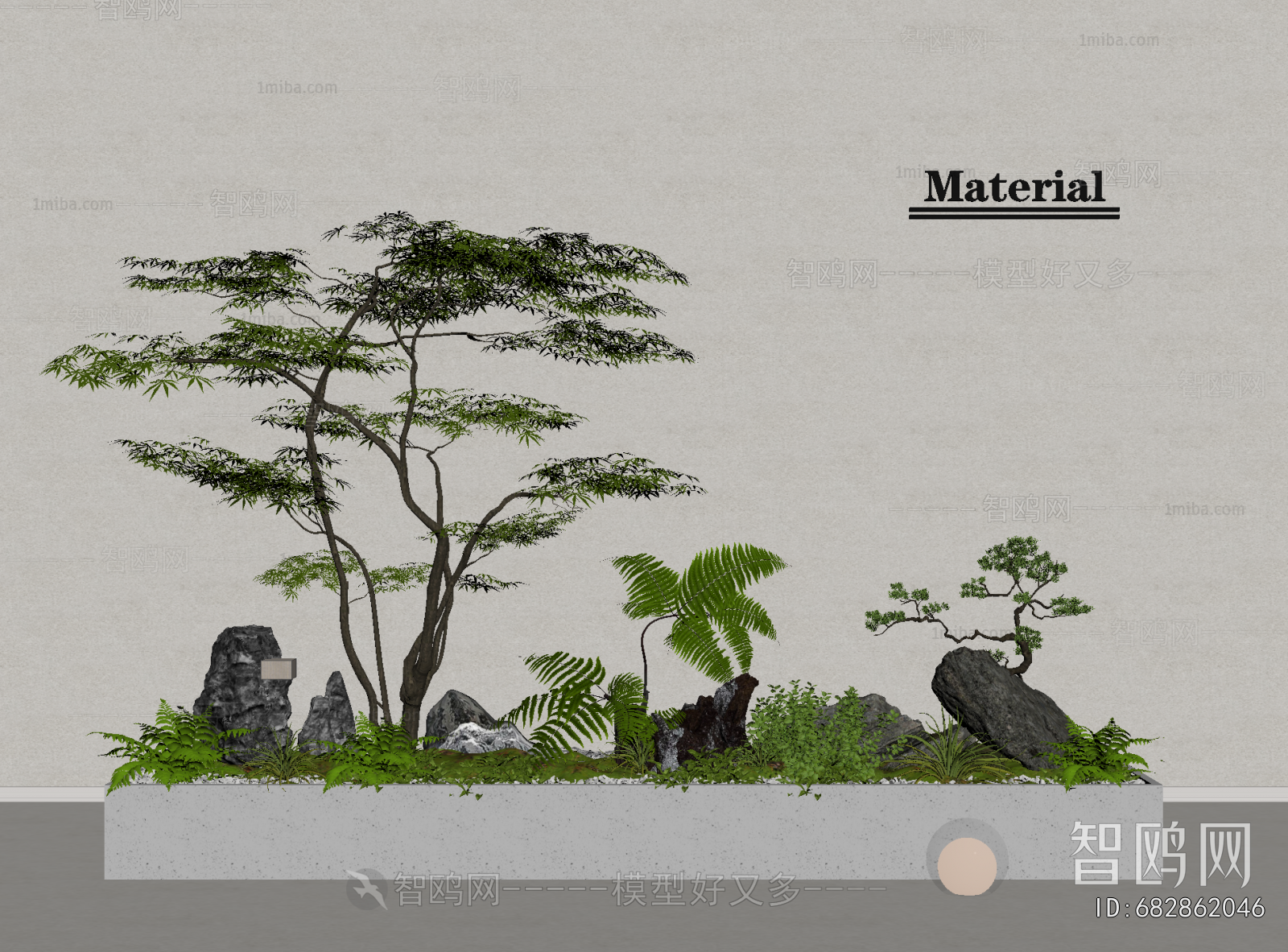 New Chinese Style Plant Landscaping