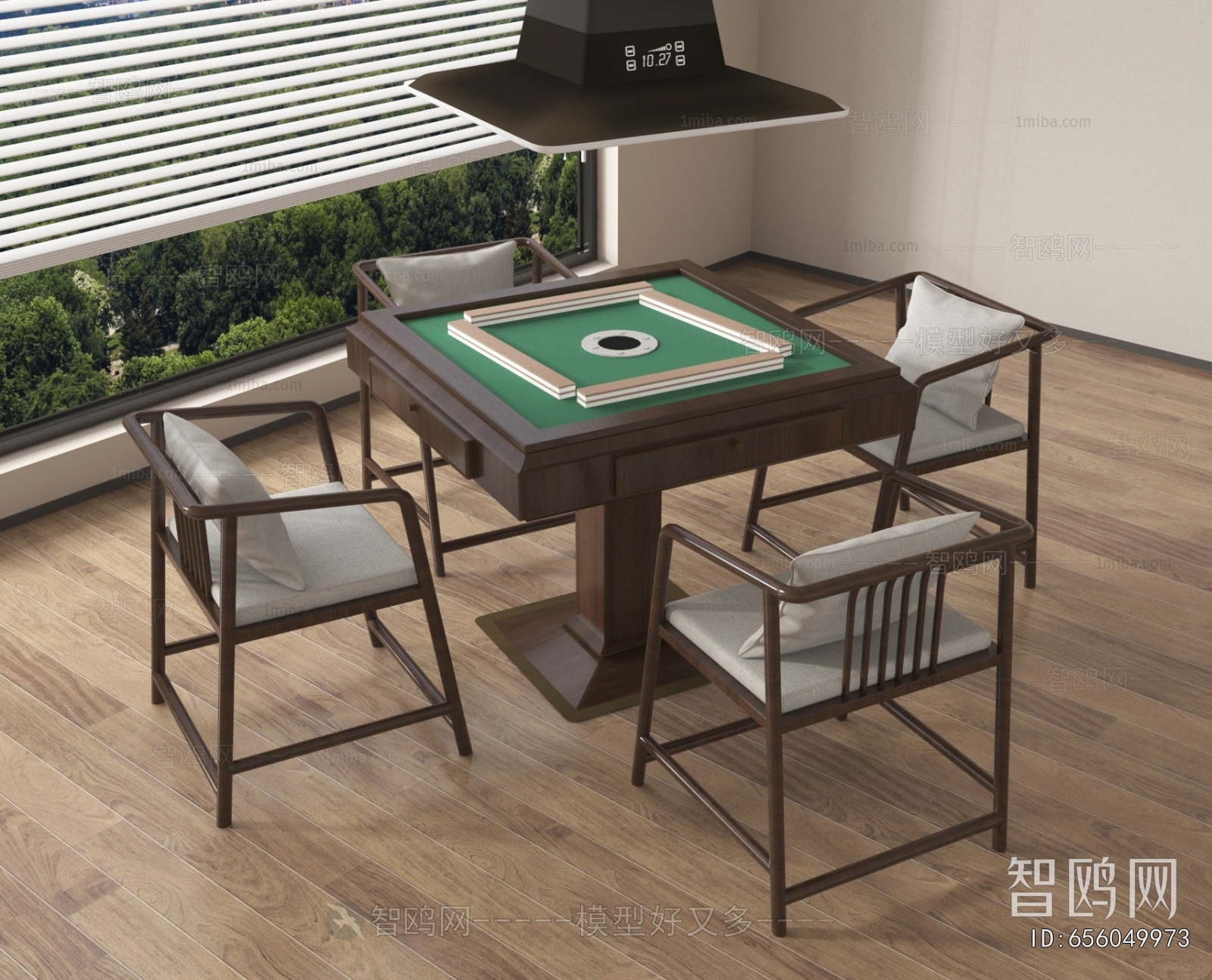 New Chinese Style Mahjong Tables And Chairs