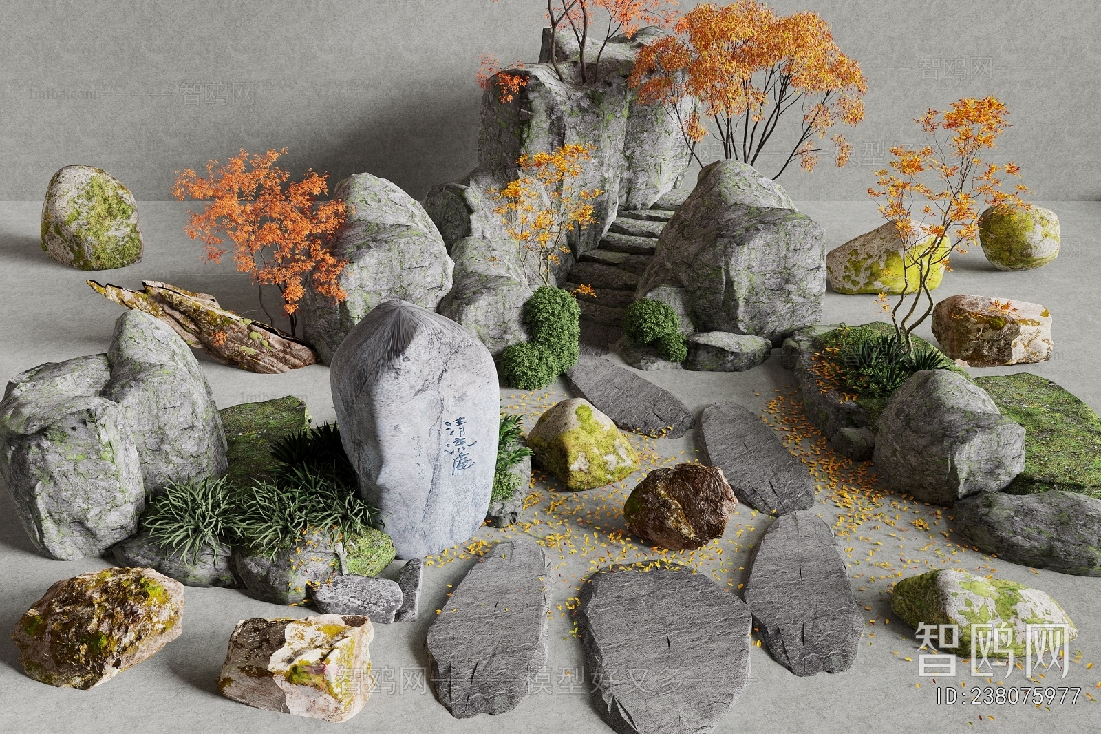 Modern Rockery Waterscape