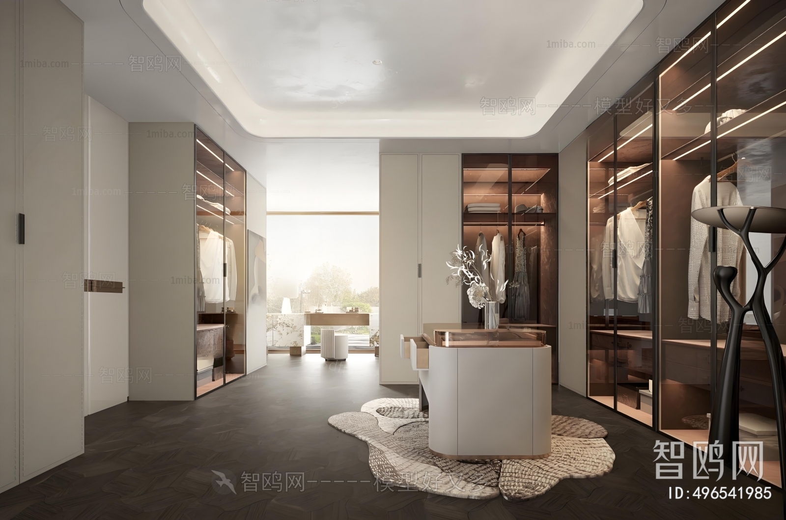 Modern Clothes Storage Area