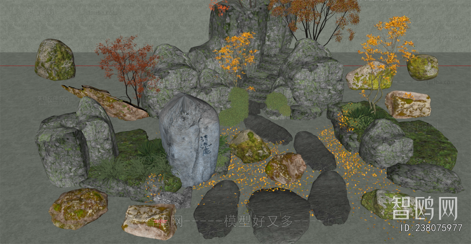 Modern Rockery Waterscape