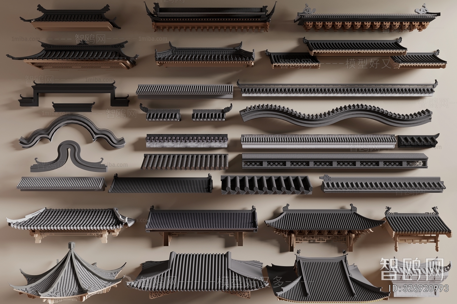 Chinese Style Building Component