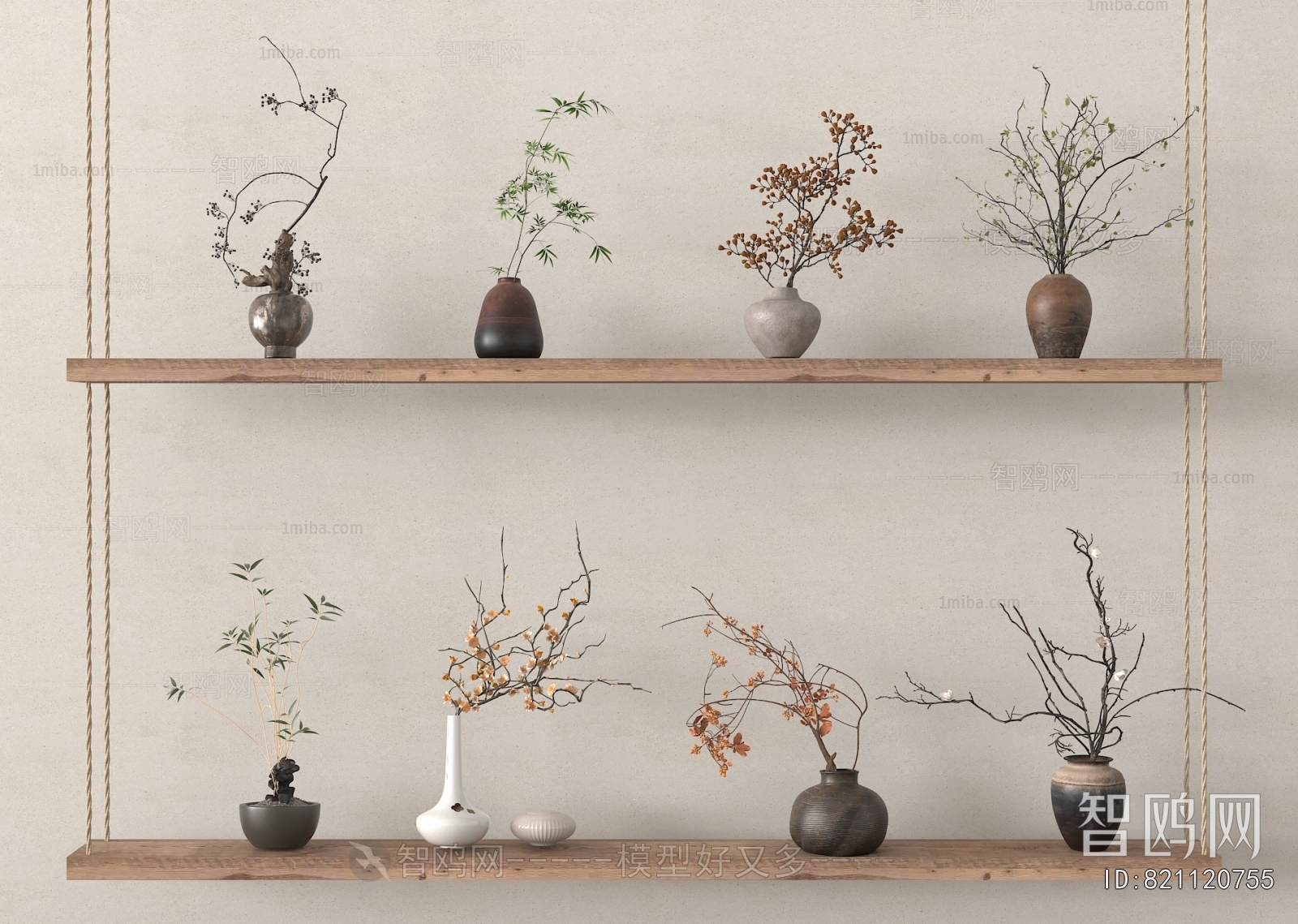 Wabi-sabi Style Dried Branch