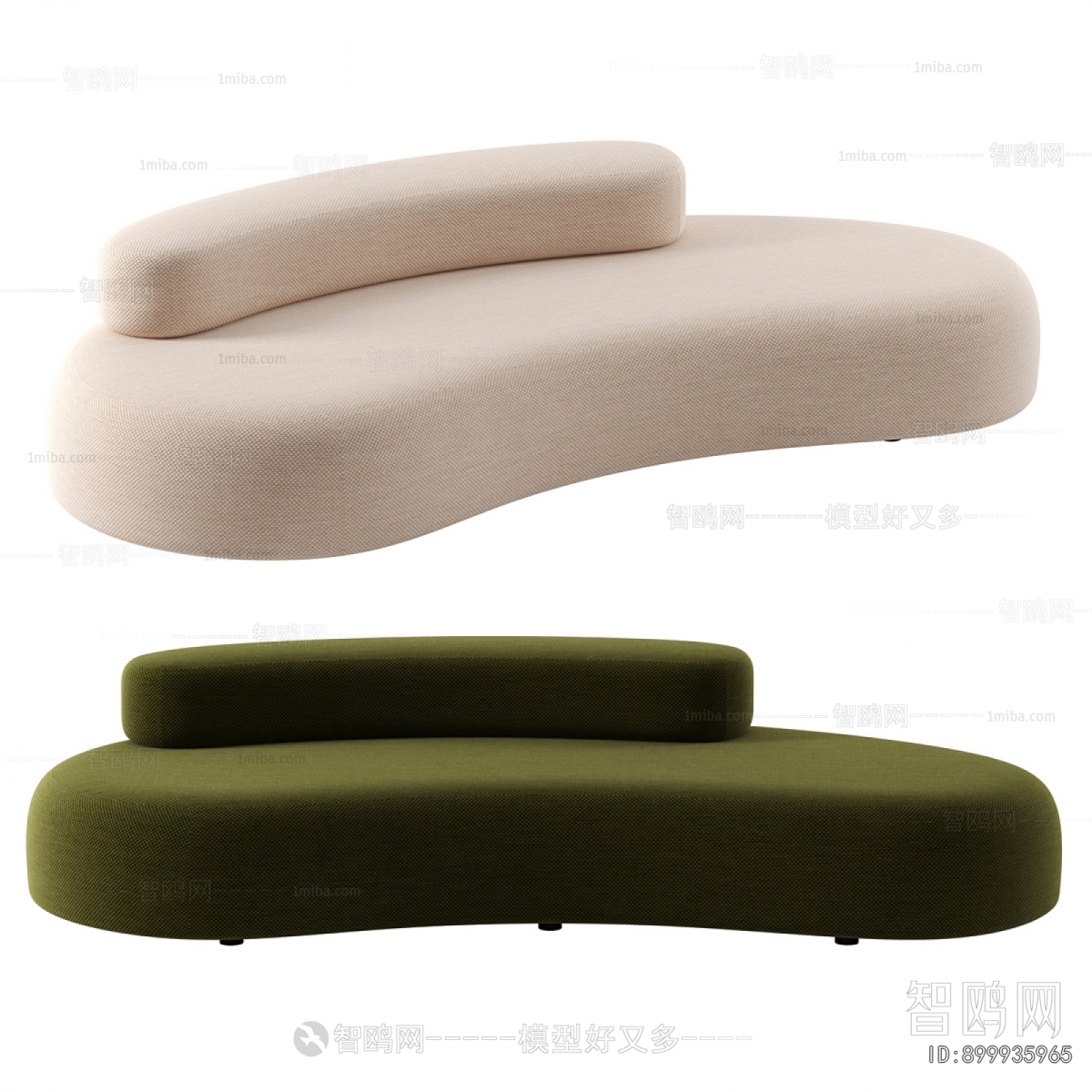 Modern Curved Sofa
