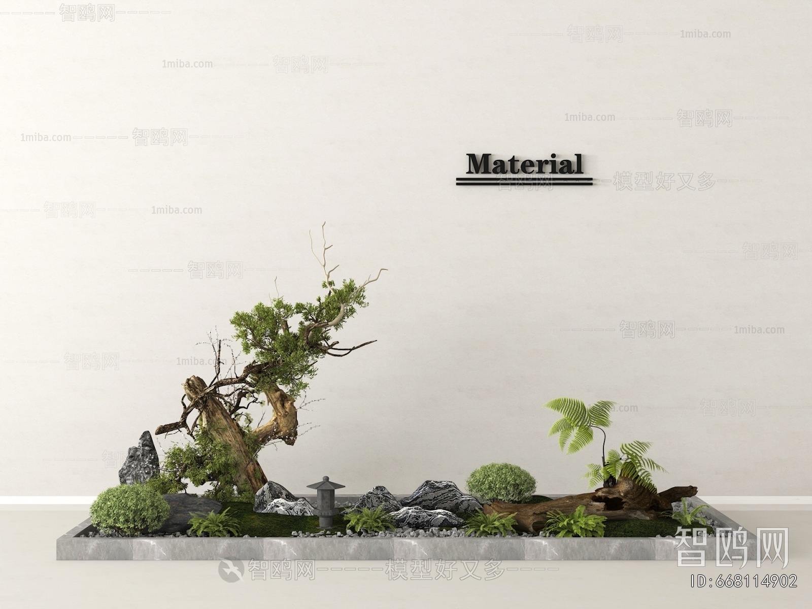 New Chinese Style Plant Landscaping