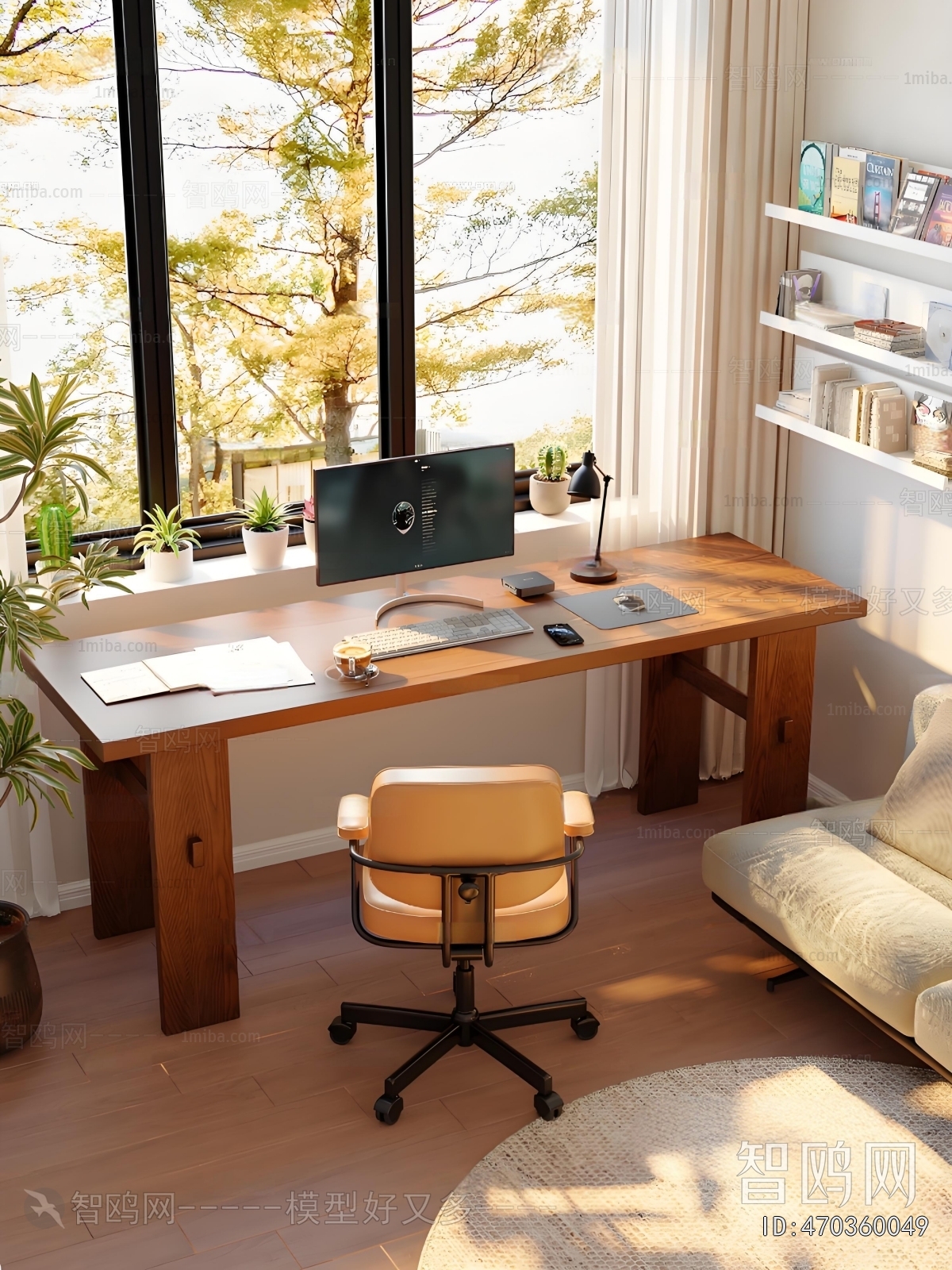 Modern Computer Desk And Chair