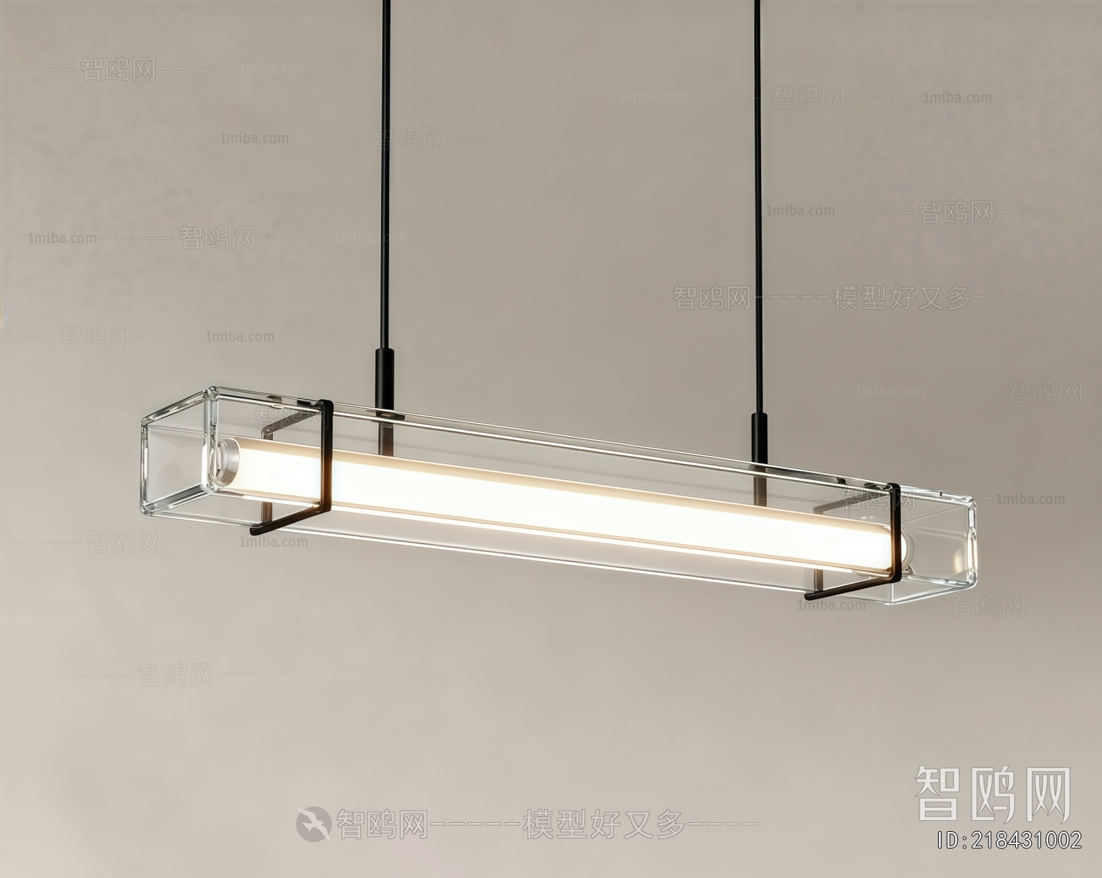 Modern Long Chandelier