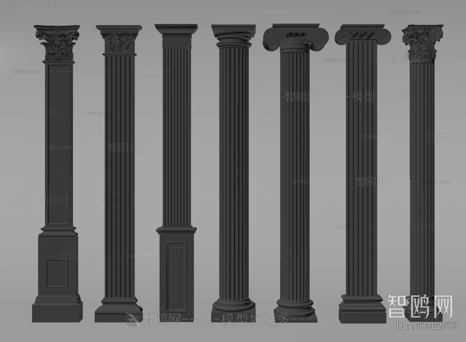 European Style Roman Pillar