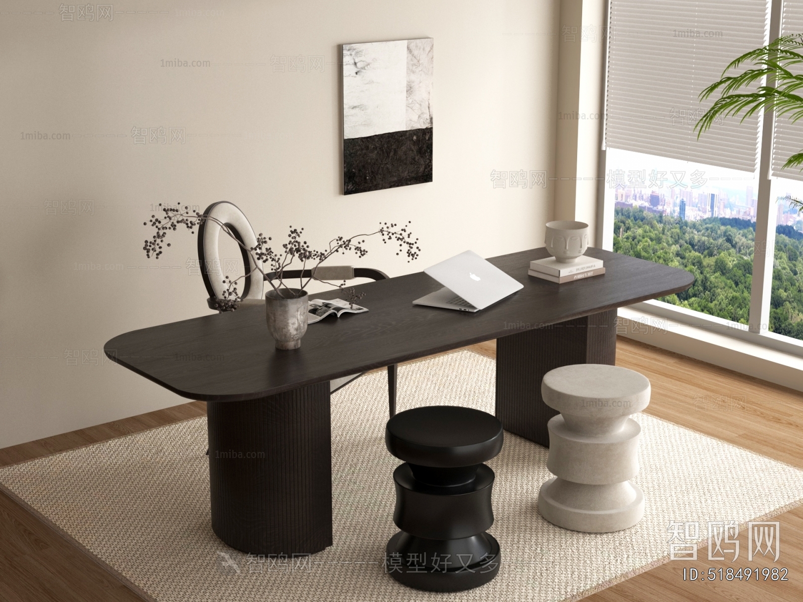 Modern Computer Desk And Chair