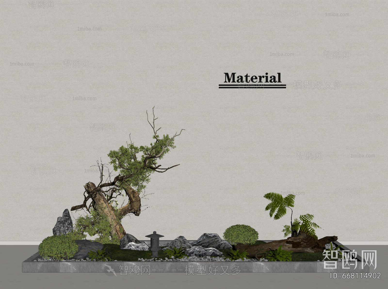 New Chinese Style Plant Landscaping