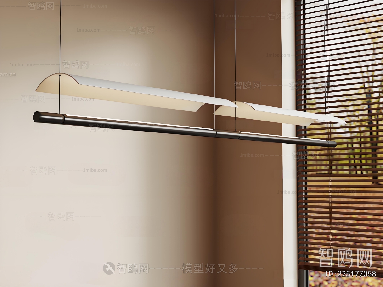 Modern Long Chandelier