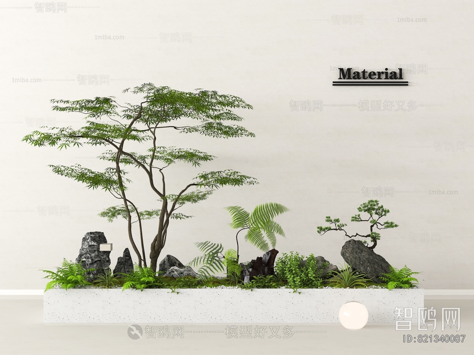 New Chinese Style Plant Landscaping